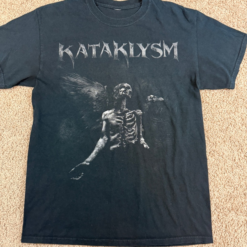 Kataklysm Graphic Band Tee Mens Medium Black Excellent 2015 Tour Shirt